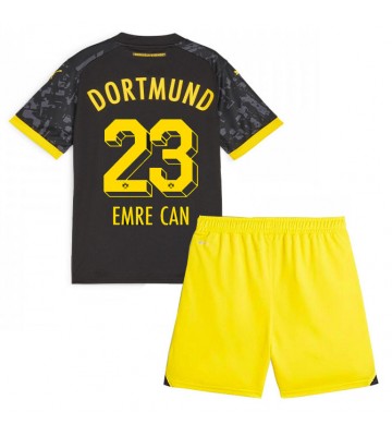 Borussia Dortmund Emre Can #23 Bortaställ Barn 2023-24 Kortärmad (+ Korta byxor)